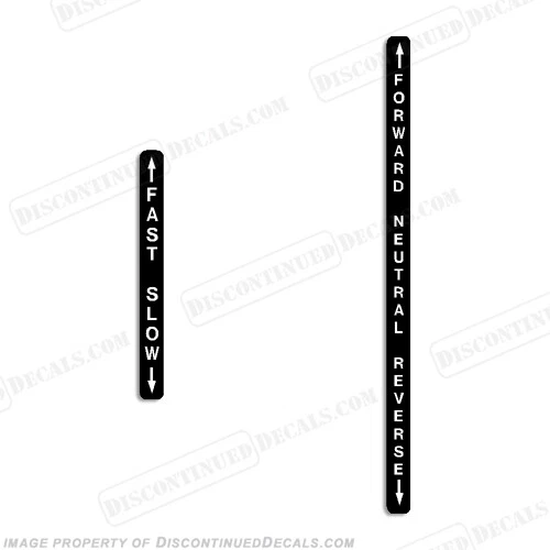 Calcomanías para caja de control de doble palanca Mercury Foto 1 de 1