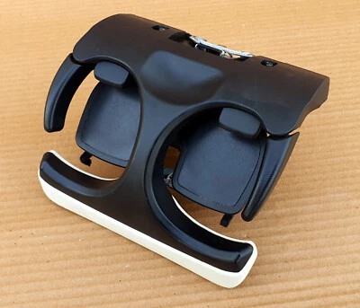 Consola central delantera genuina Lexus LS430 01-06 blanco marfil portavasos OEM usado Foto 1 de 4