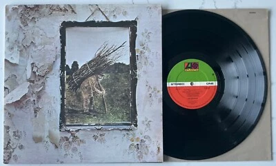 LED ZEPPELIN IV 4 Mid 70s UK VINYL LP K50008 A2/B4 VG+/NM Allen/Gandalf Radierung! - Bild 1 von 4