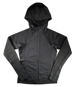 Chaqueta The North Face FlashDry Sudadera con Capucha Cremallera Polar Delgada Elastizada Negra Geo XS L - Imagen 1 de 4