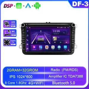 Android CarPlay Car Radio For VW Volkswagen Passat B7 B6 GPS Video Player Screen - Picture 1 of 30