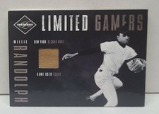 WILLIE RANDOLPH 2011 Panini Limited Gamers GU GLOVE ~ /299 ~ New York YANKEES