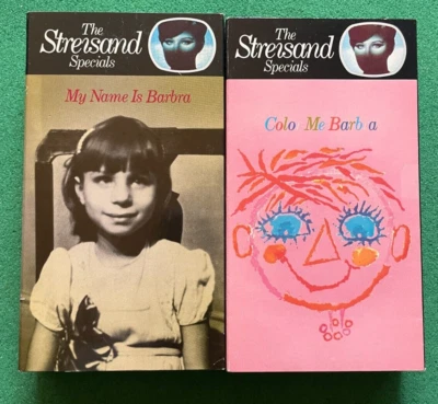 The Streisand Specials: Color Me Barbra, My Name Is Barbra VHS + FREE DVDs Foto 1 de 3