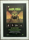 OVERKILL - THE YEARS OF DECAY 1989 Full page UK magazine ad