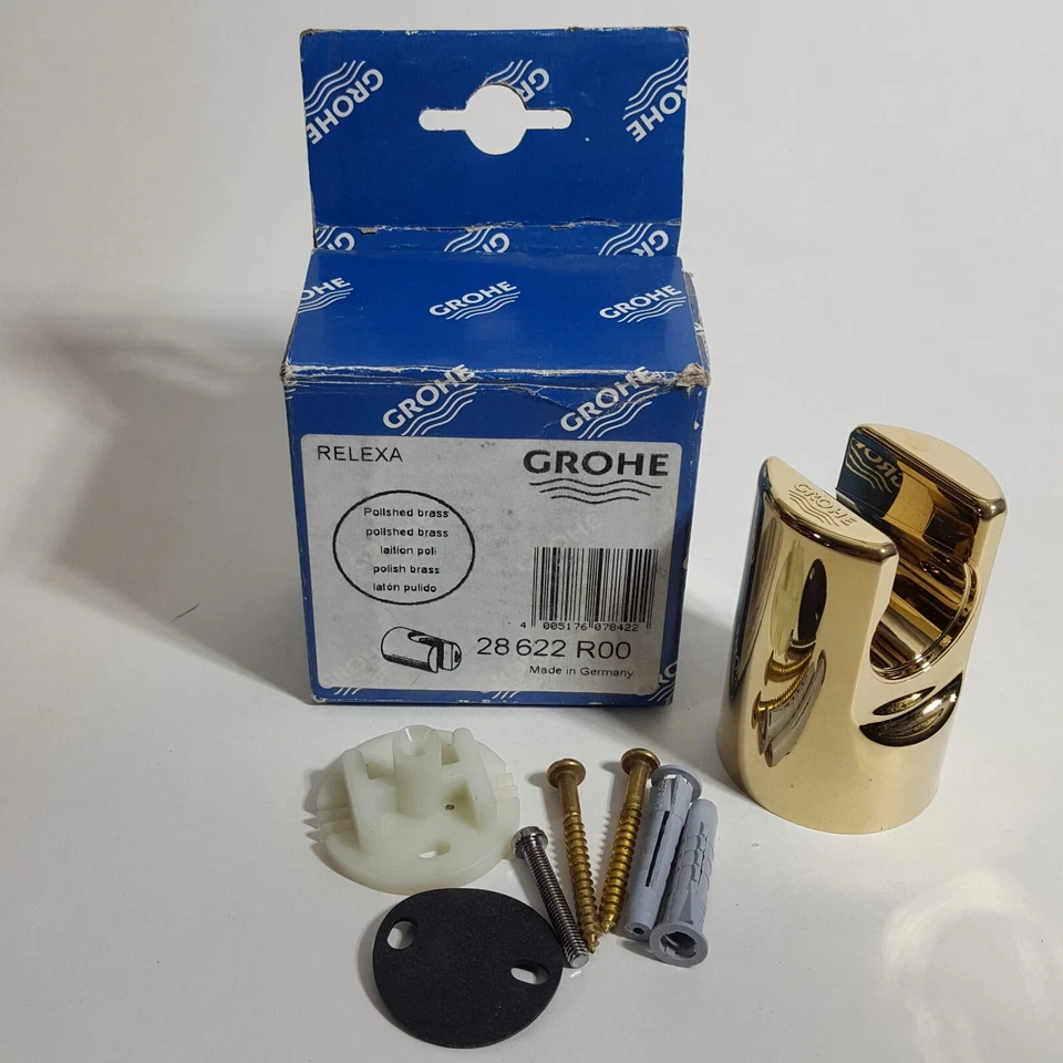 Grohe Relexa Duschgriffhalter 28622R00 Messing poliert Neu in Verpackung - Bild 1 von 1