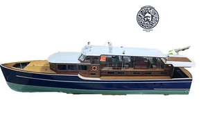 1:18 1278mm (50") JUSTICE Classic Wooden Yacht – Ready-Built RC Model Ship - Picture 1 of 4