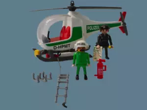 Playmobil 3907 Polizei Hubschrauber Set - Bild 1 von 3
