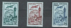 TUNISIA AFRICA FRANCESE UNIONE POSTALE UPU MH SET FRANCOBOLLI POSTA AEREA LOTTO (TUN 240) - Foto 1 di 1