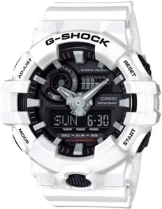 Reloj de pulsera Casio G-shock GA-700-7A para hombre con correa blanca analógico-digital GA700-7A - Imagen 1 de 5