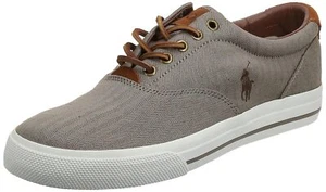 Zapatilla deportiva Polo Ralph Lauren para hombre Vaughn Chambray espiga caqui oscuro talla 7M nueva en caja - Imagen 1 de 9