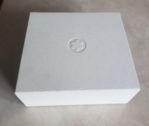 Montblanc Mont Blanc Gift Box Luxury Empty Package Packaging White New #F7 - Picture 1 of 8