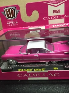 M2 1:64 1959 Cadillac Series 62 Pink/White - Picture 1 of 3