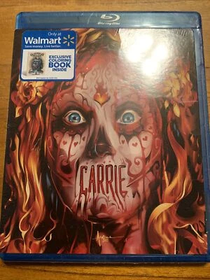 NEW CARRIE BLU RAY LE COLLECTORS CARD COVER + COLORING BOOK Factory Sealed - Image 1 of 4
