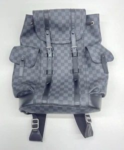 Louis Vuitton - Christopher MM Backpack - N41379– Damier Graphite Canvas - USED - Picture 1 of 10