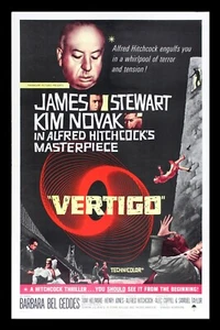 NEW VERTIGO MOVIE WALL ART POSTER OR CANVAS SIZE A4 TO A1 - Picture 1 of 1