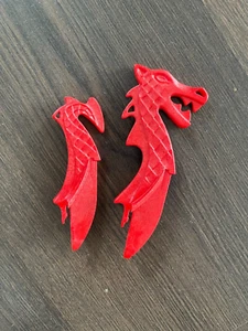 Playmobil 3150 roter Drache für Bug und Heck Wikingerschiff - NEU! RAR! - Bild 1 von 2