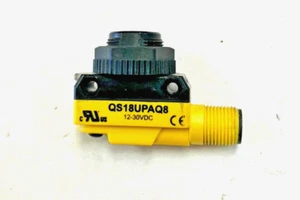 BANNER ENGINEERING QS18UPAQ8 ULTRASONIC SENSOR 2 TO 20 INCH RANGE 4 PIN M12 - Picture 1 of 4