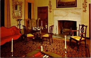 Parlor of the Peyton Randolph House Williamsburg Virginia Postcard - Picture 1 of 2