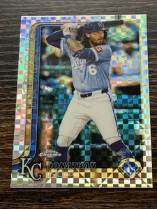 2025 Topps Chrome X-Fractor #209 Jonathan India MLB Kansas City Royals - Picture 1 of 3