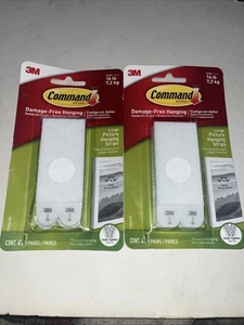 2 Packungen Command große Bilder hängende Klebebänder, beschädigungsfrei - Bild 1 von 3