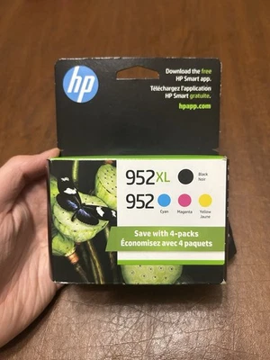 Cartucho de tinta original HP 952XL/952 paquete de 4 N9K28AN - mayo de 2027 Foto 1 de 4