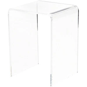Plymor Clear Acrylic Vertical Square Display Riser, 4.5" H x 3" W x 3" D - Picture 1 of 1