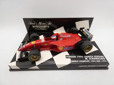 Ferrari 1996 Launch Version Michael Schumacher #1 1/43 MINICHAMPS F1 Formula 1 - Immagine 1 di 2