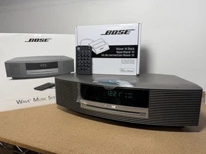 New No Box Bose Wave Music System III CD Player FM/AM Radio Titanium Silver- - Picture 1 of 6