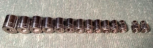 RARE 14 PC 3/8 DR 12 PT METRIC SOCKET SET CRAFTSMAN 6-21MM (NO 8MM) USA MADE - Picture 1 of 12