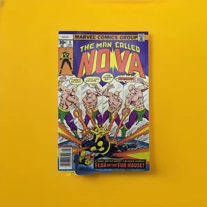 The Man Called Nova #9 (Marvel Comics May 1977) MegaMan App VF+ - NM+ - Picture 1 of 4