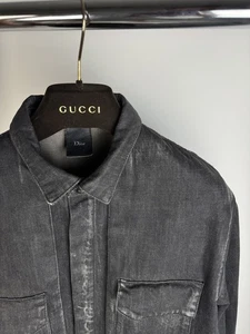 Hedi Slimane Dior Denim Jacket Fw02 Men’s Size m 41 Made in Japan 00’ Denim - Picture 1 of 13