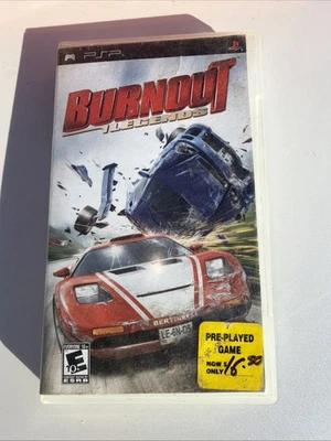 Burnout Legends for Sony PSP PlayStation Portable Complete Case with Manual - Image 1 of 3