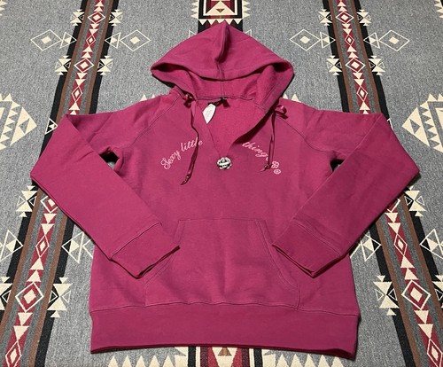 UNDERCOVER Victorias Secret Sexy Little Things Pullover Felpa con Cappuccio Donna S Nuovo con etichette Rosa T30