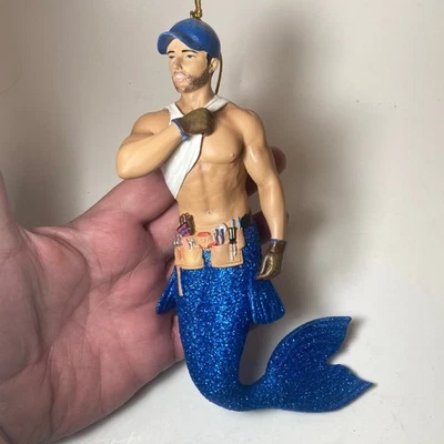 December Diamonds TOOL Handyman Construction Merman Ornament 2013 - Image 1 of 4