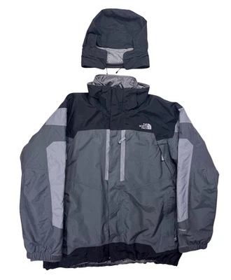 Parka de esquí de invierno The North Face Hyvent 3 en 1 gris forraje chaqueta grande para hombre Foto 1 de 4