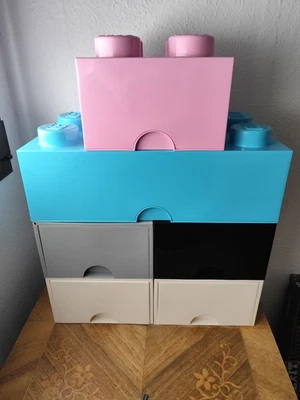 Lego Brick Aufbewahrungsbox Auswahl mit und ohne Schublade - Bild 1 von 4