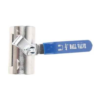 Water stopcock NPT DN20 Stainless steel 3/4 inch resistant High quality - Image 1 of 4