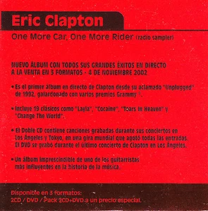 CD SINGLE promo ERIC CLAPTON cocaine SPANISH rare 2002 bell bottom blues / badge - Bild 1 von 1