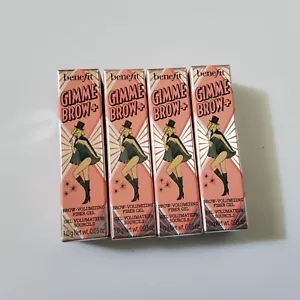 Lot Of 4-Benefit Cosmetics Gimme Brow+ #1 Tinted Volumizing Eyebrow Gel .03oz  - Picture 1 of 6