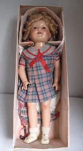 Antique 1930’s Shirley Temple Composition Ideal Doll 28 Inch Original Clothes - Picture 1 of 24