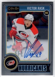 2014-15 O-Pee-Chee Platinum Rookie Autographs #RA22 Victor Rask *S78 - Picture 1 of 1