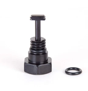WIF Water Drain Plug Upgrade Black 03-07 Ford 6.0 6.0L Powersroke Diesel Trucks - Imagen 1 de 1