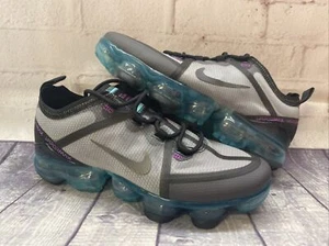 Nike Air Vapormax 2019 Grey Black Teal Shoes AJ2616-012 Size 5.5Y, Women’s 7 NEW - Picture 1 of 12