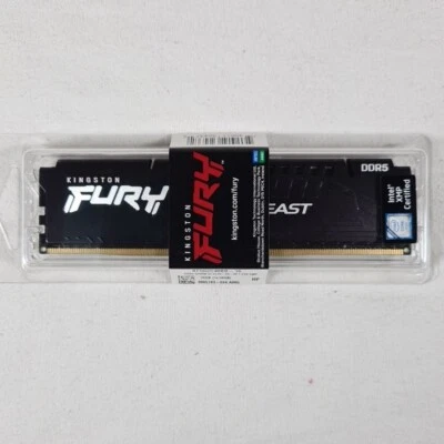 Kingston FURY Beast 16GB (1x16GB) PC5-41600 (DDR5-5200) UDIMM Memory... - Image 1 of 4