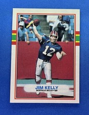 1989 Topps Jim Kelly #46 Football Card Bills Very Sharp