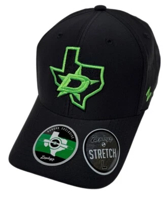 Zephyr NHL Dallas Stars RARE “3rd Jersey” Structured Curved Bill Stretch Hat NWT - Image 1 of 4