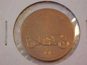 1968 Franklin Mint Gedenkwagen Medaille 1912 Simplex Speedster - Bild 1 von 2