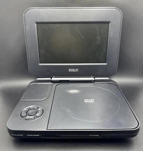RCA Portable DVD Player DRC6327E W Cables For Parts Or Repair Not Operating - Picture 1 of 8