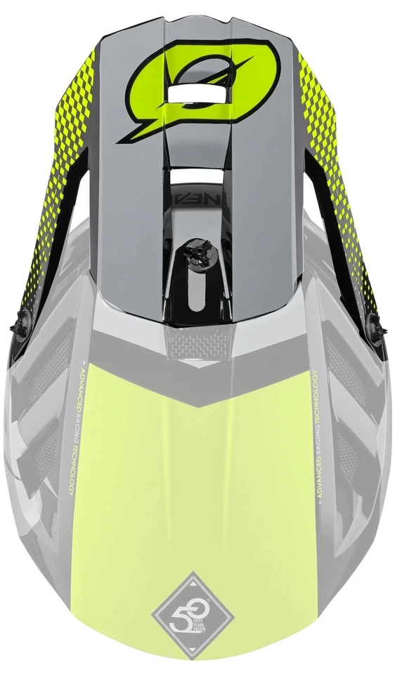 Visera de casco O'Neal Blade Ace/negro pico/amarillo neón Foto 1 de 1