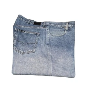 Vintage Harley Davidson Straight Leg Starched Jeans Herren 40x32 Denim Light Wash - Bild 1 von 6
